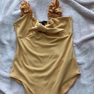 Forever 21 Tie Bodysuit